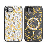 Yellow Leaves Transparent Floral