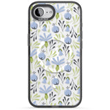 Blue Flora Transparent Floral