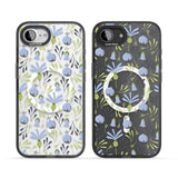 Blue Flora Transparent Floral