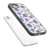 Purple Dahlias Transparent Floral