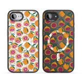 Blood Orange Fruit Pattern Transparent