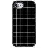 Simplistic Large Grid Pattern Black