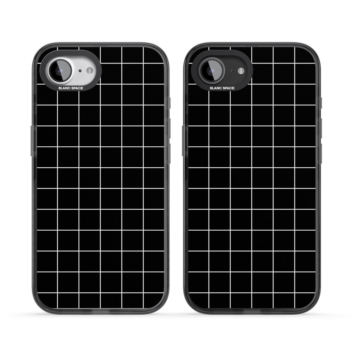 Simplistic Large Grid Pattern Black