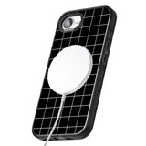 Simplistic Large Grid Pattern Black