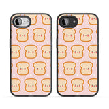 Bread Faces Kawaii Pattern