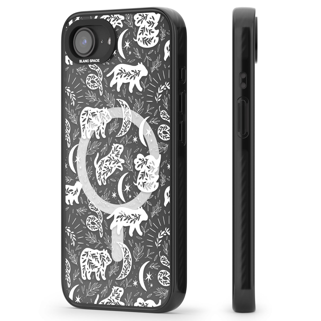 Forest Animal Silhouettes: White/Clear
