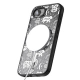 Forest Animal Silhouettes: White/Clear