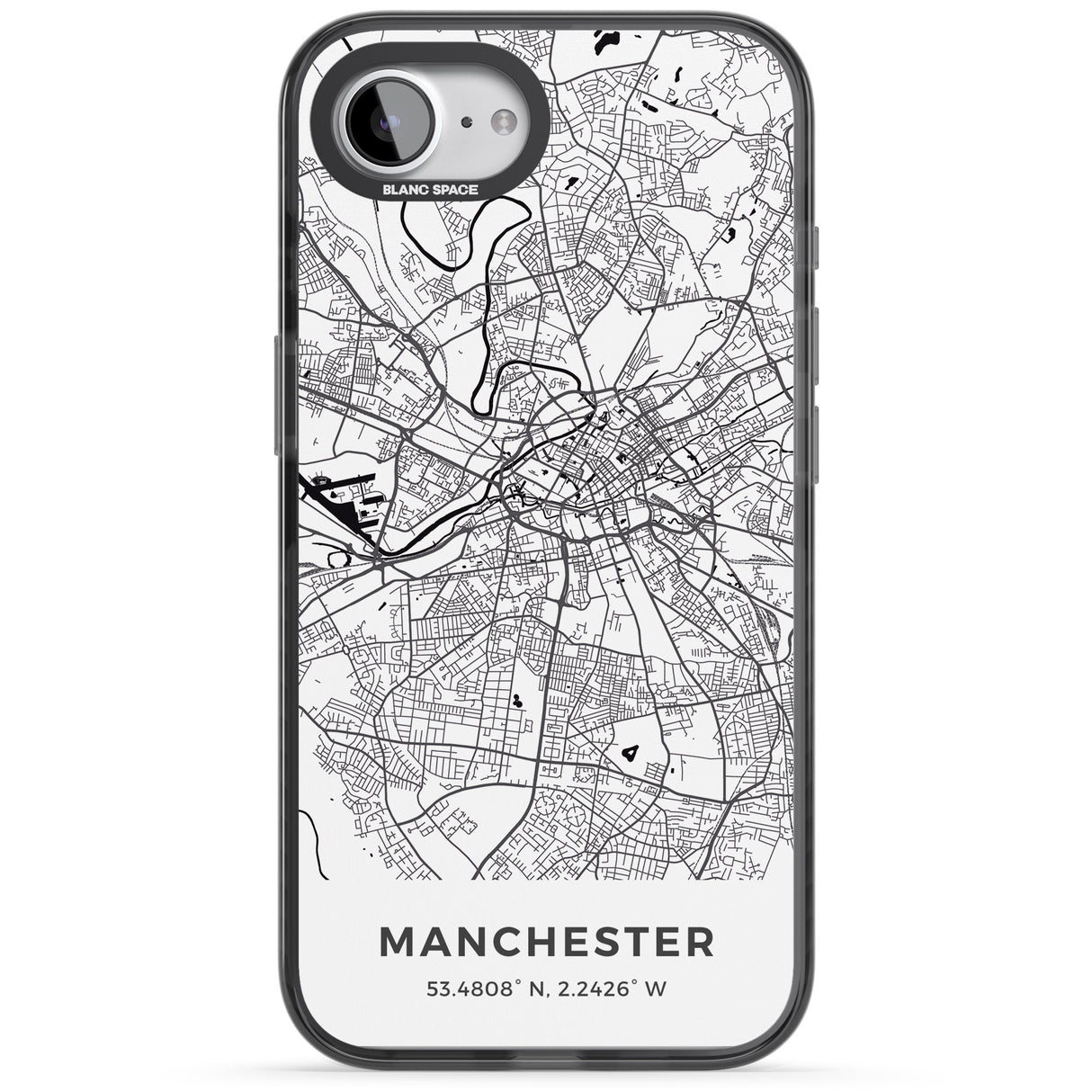 Map of Manchester, England