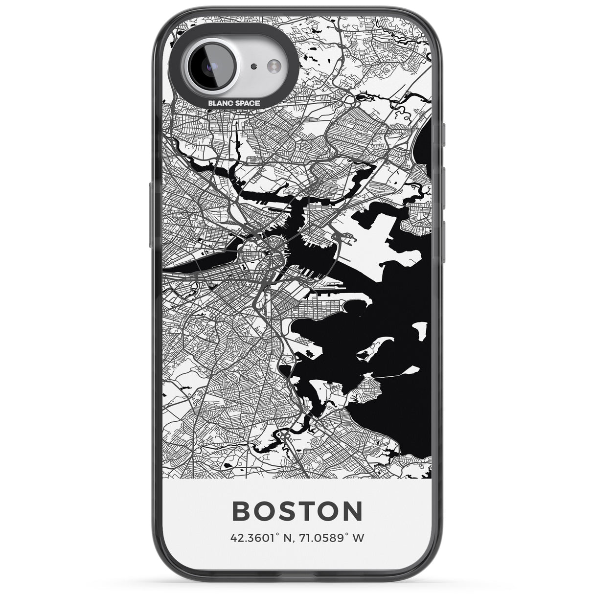 Map of Boston, Massachusetts