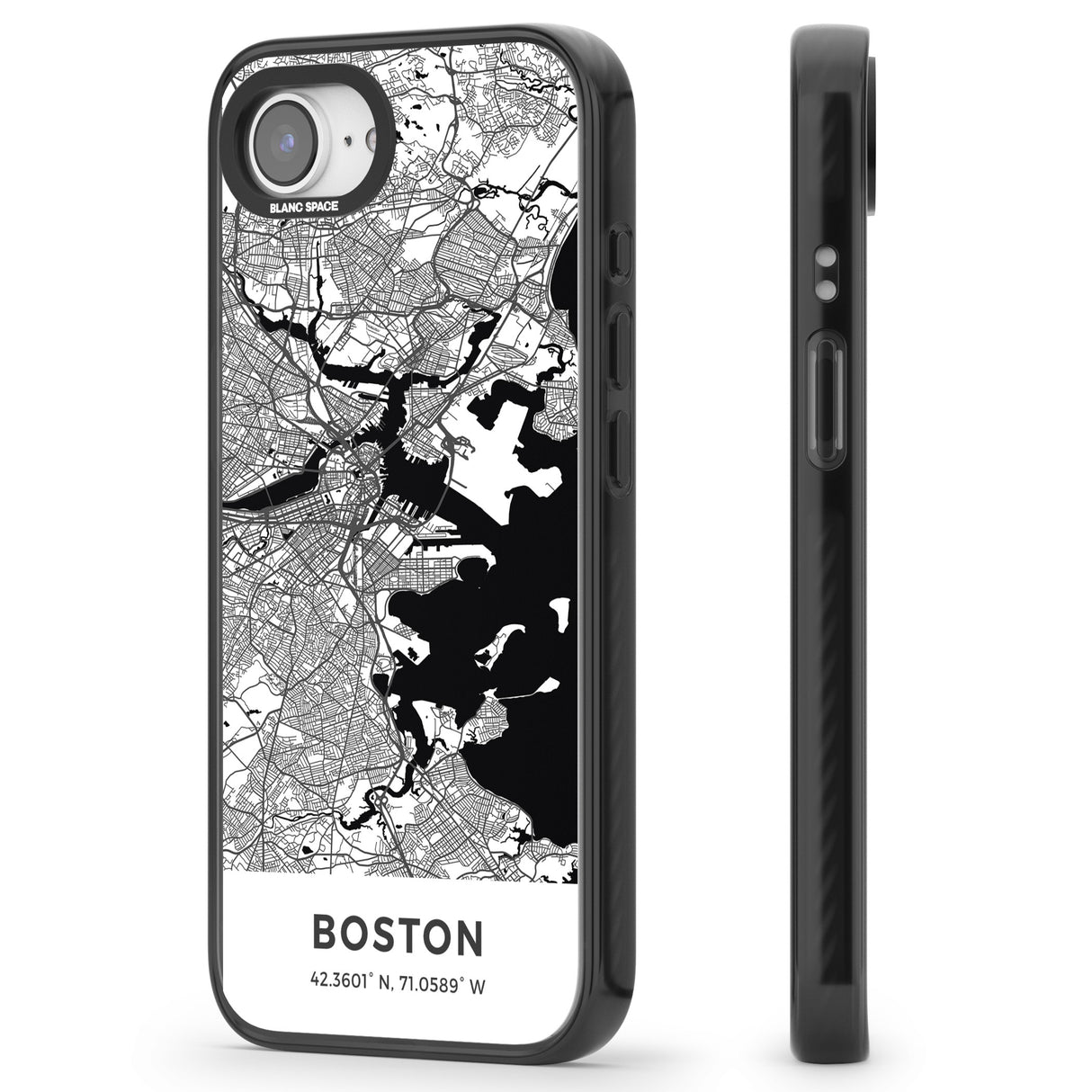 Map of Boston, Massachusetts