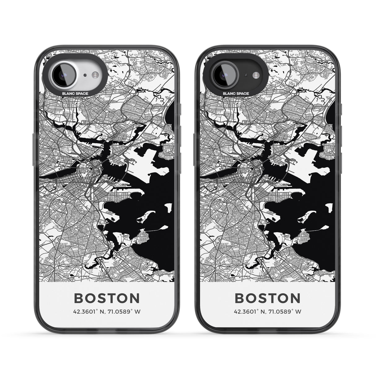Map of Boston, Massachusetts