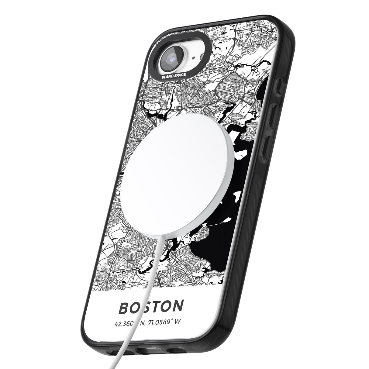 Map of Boston, Massachusetts