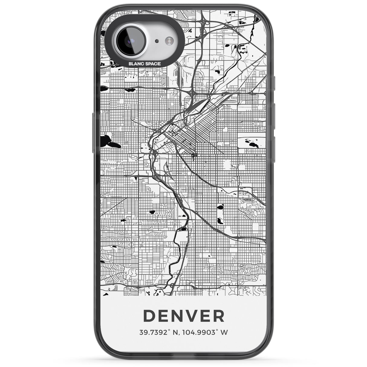 Map of Denver, Colorado