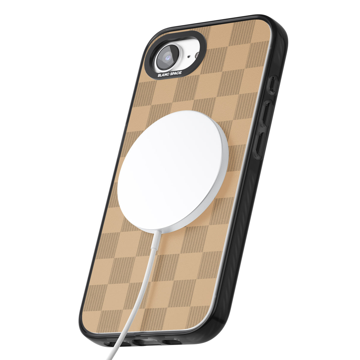 BEIGE CHECKERED