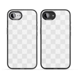 WHITE CHECKERED