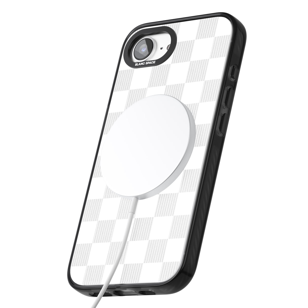 WHITE CHECKERED