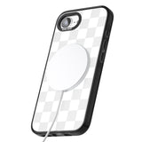 WHITE CHECKERED