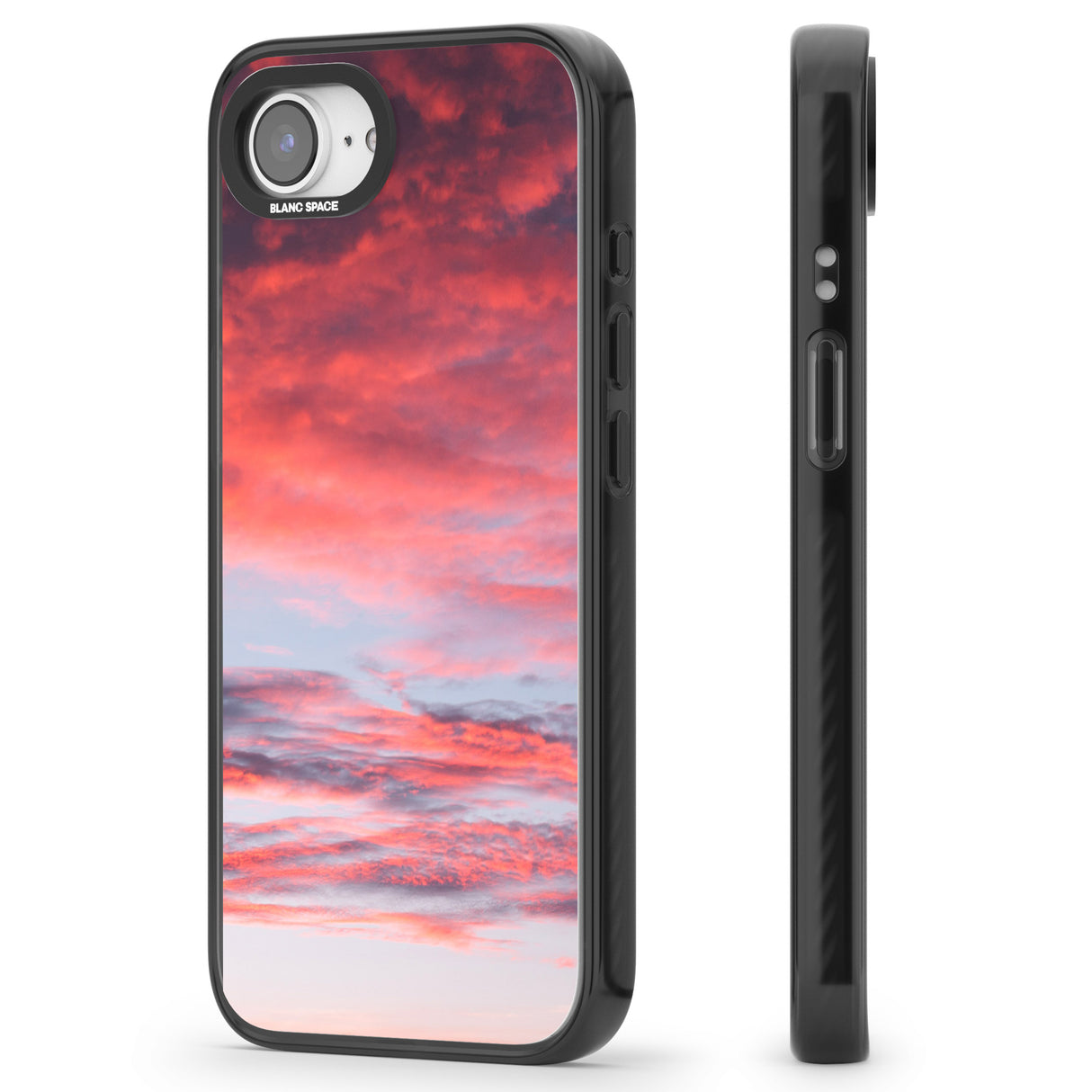 Pink Cloudy Sunset Photograph