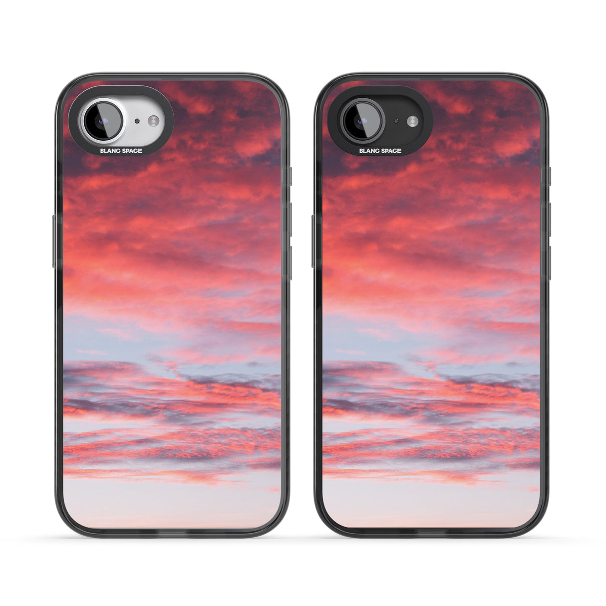 Pink Cloudy Sunset Photograph