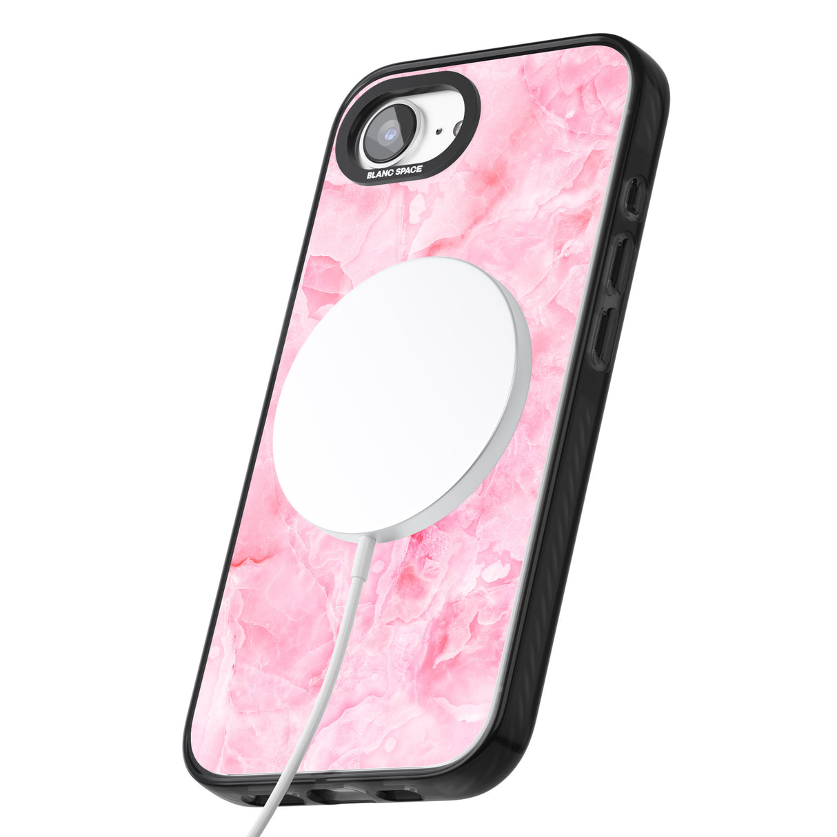 Bright Pink Onyx Marble Texture