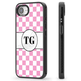 Personalised Monogrammed Pink Check