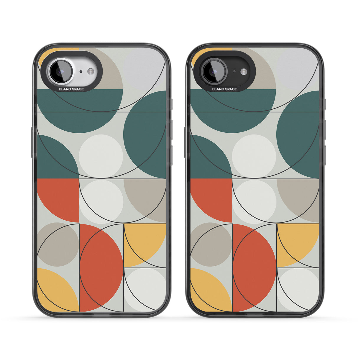 Abstract Half Circles
