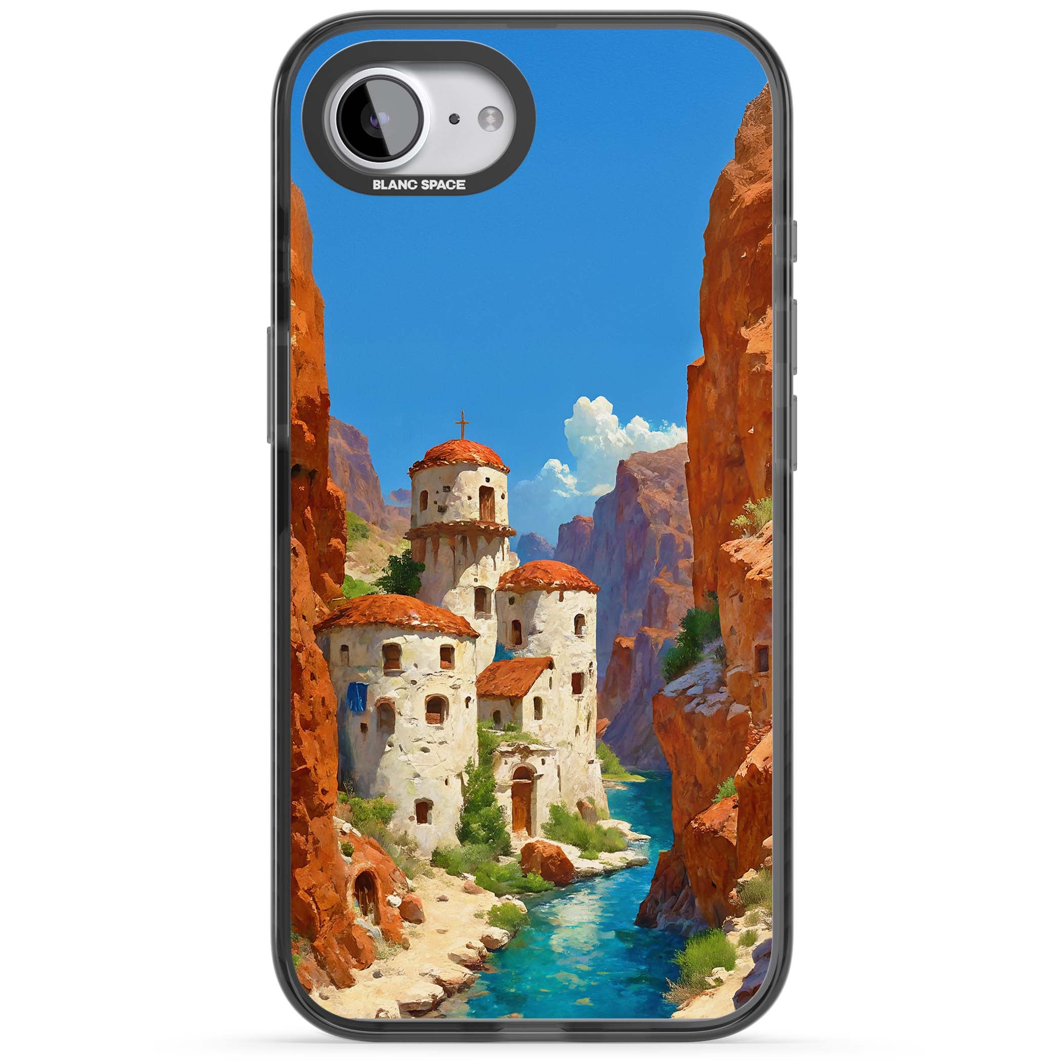 Canyon Haven for her iPhone case | Black Impact Magsafe case for iPhone 16e, iPhone 17e