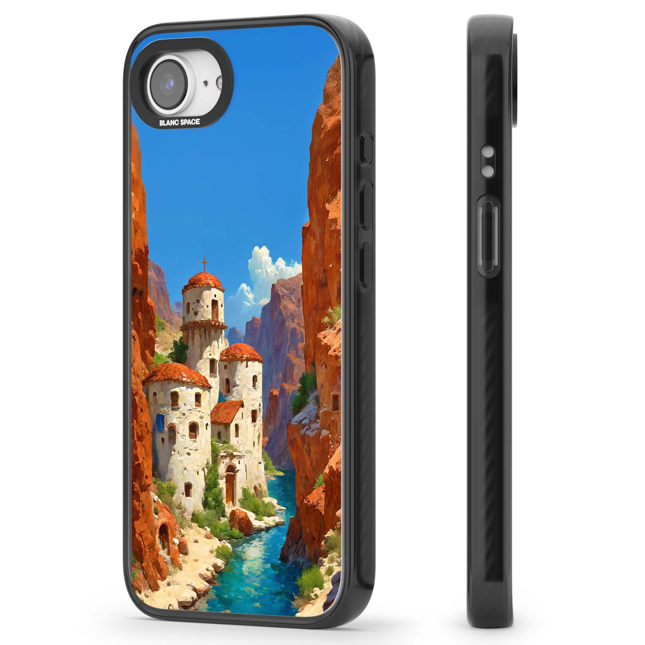 Canyon Haven for her iPhone case | Black Impact Magsafe case for iPhone 16e, iPhone 17e