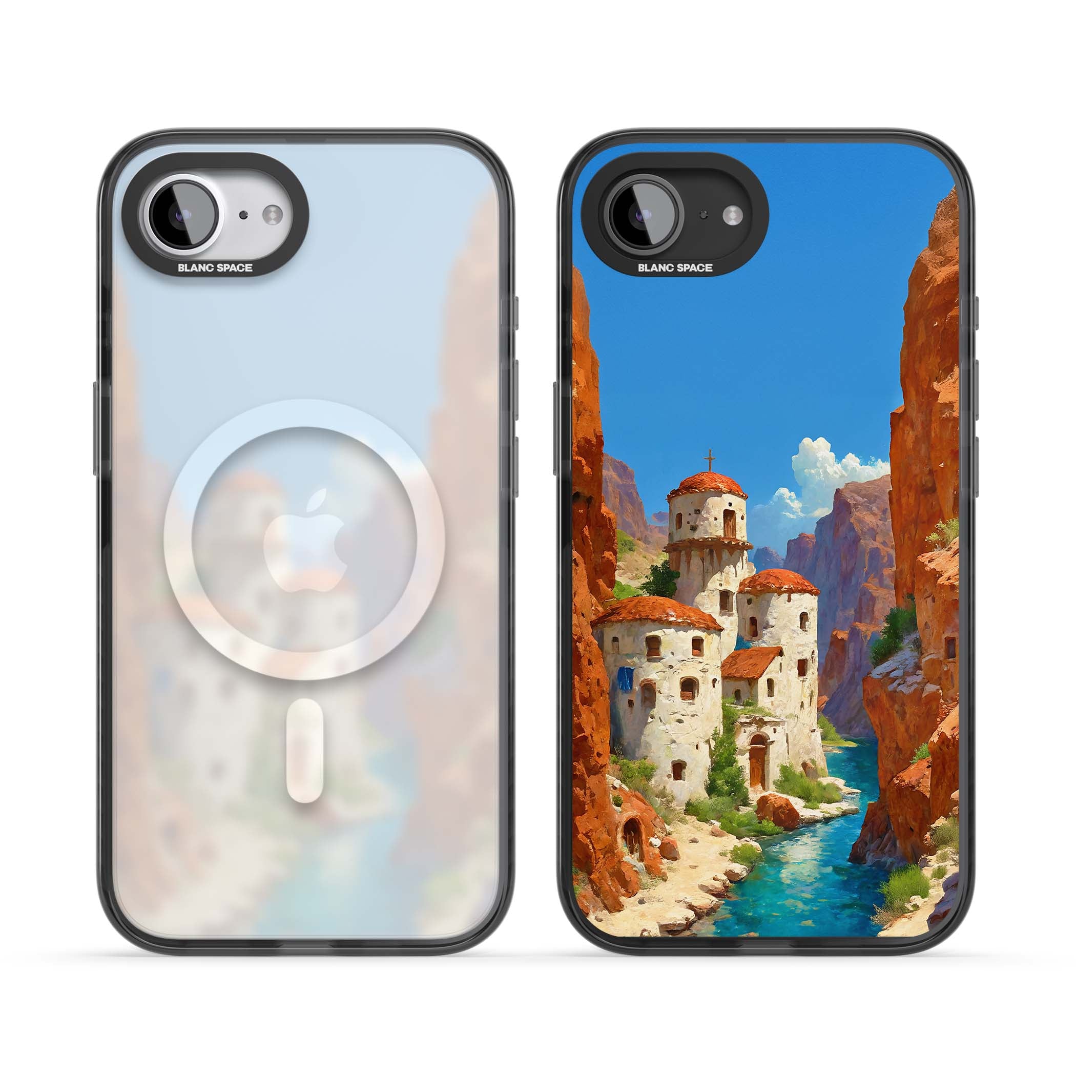 Canyon Haven for her iPhone case | Black Impact Magsafe case for iPhone 16e, iPhone 17e