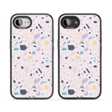 Pink, Purple & Turquoise Terrazzo Pattern