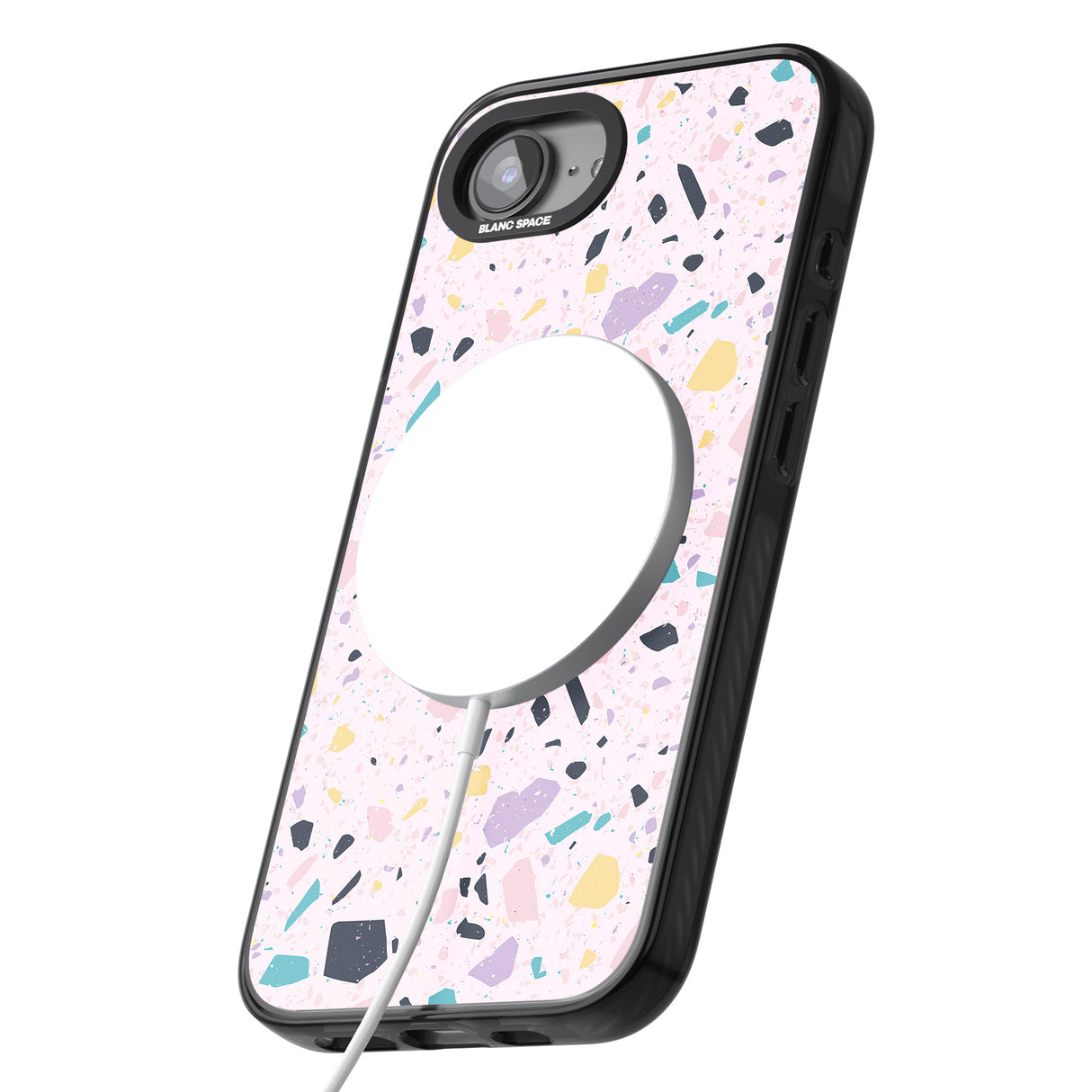 Pink, Purple & Turquoise Terrazzo Pattern