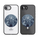 Aquarius Zodiac Transparent Design - Blue