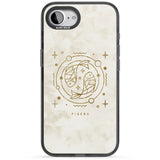 Pisces Emblem - Solid Gold Marbled Design