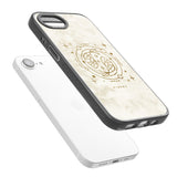 Pisces Emblem - Solid Gold Marbled Design