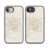 Pisces Emblem - Solid Gold Marbled Design