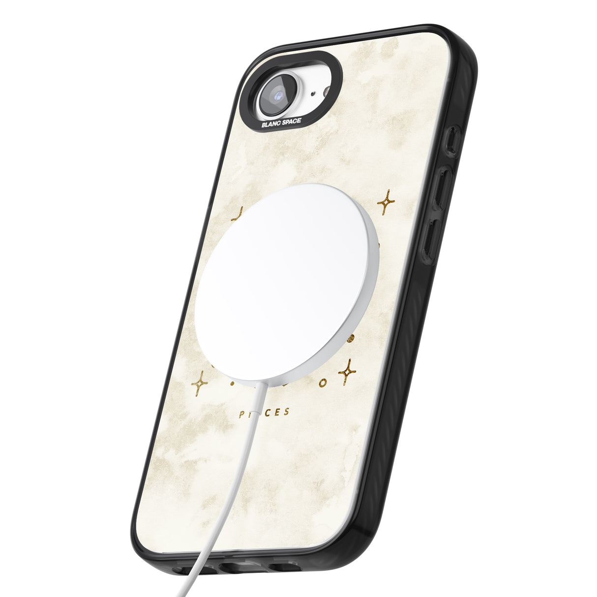 Pisces Emblem - Solid Gold Marbled Design