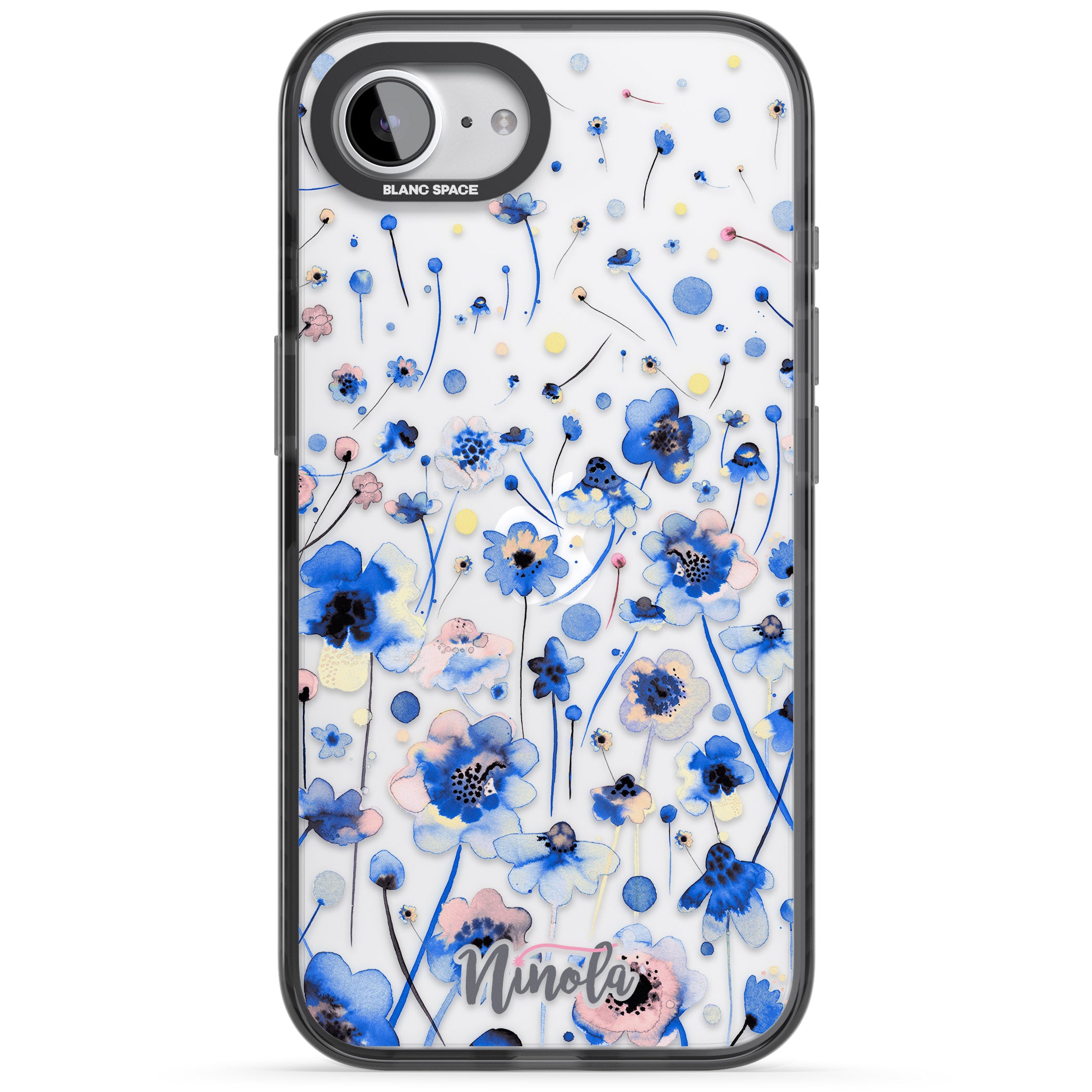 Ink Flowers Blue