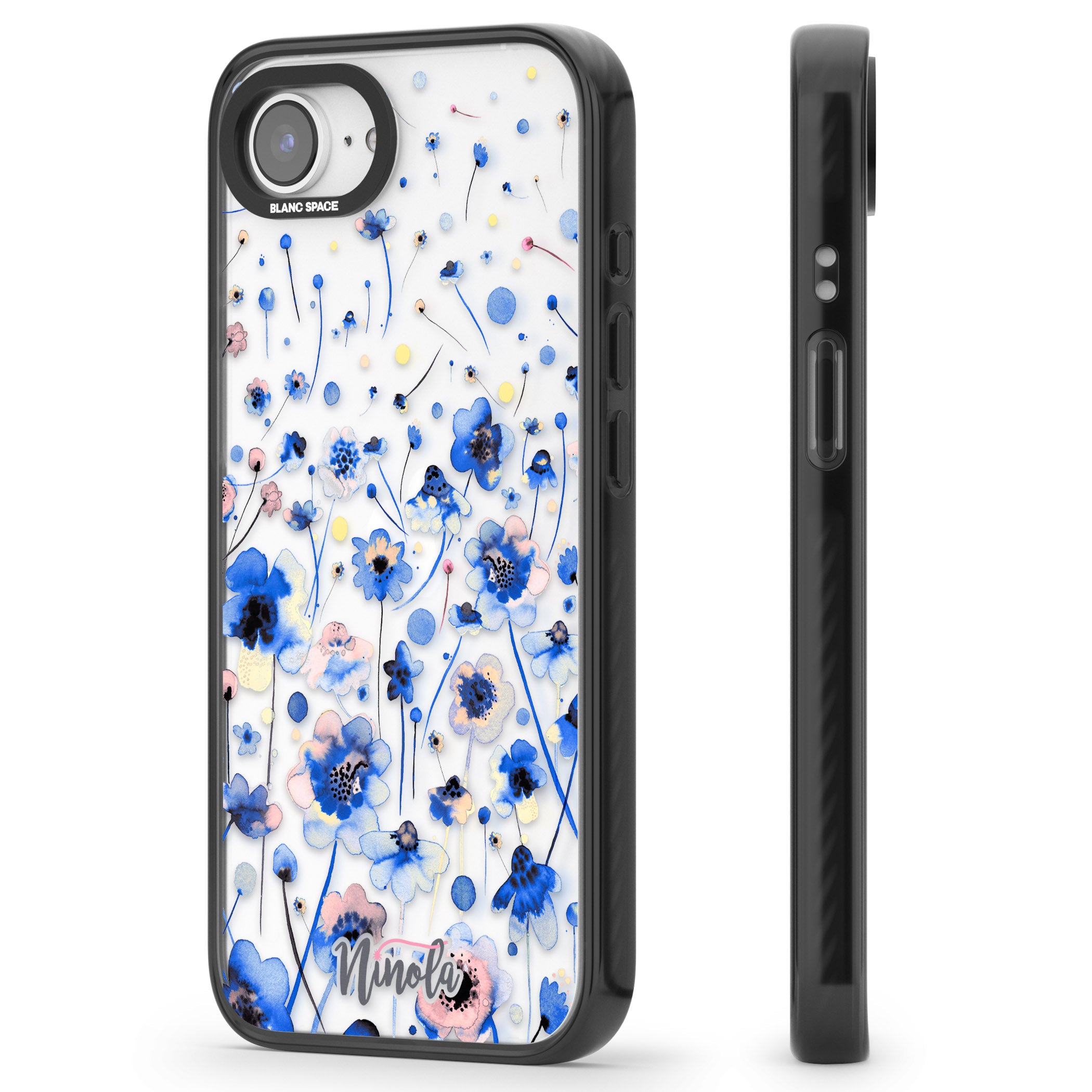 Ink Flowers Blue
