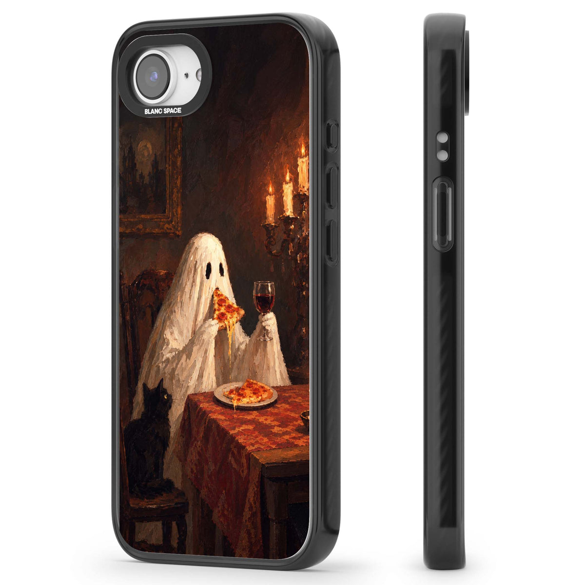 Lonely Night In art iPhone case | Black Impact case for iPhone 16e, iPhone 17e