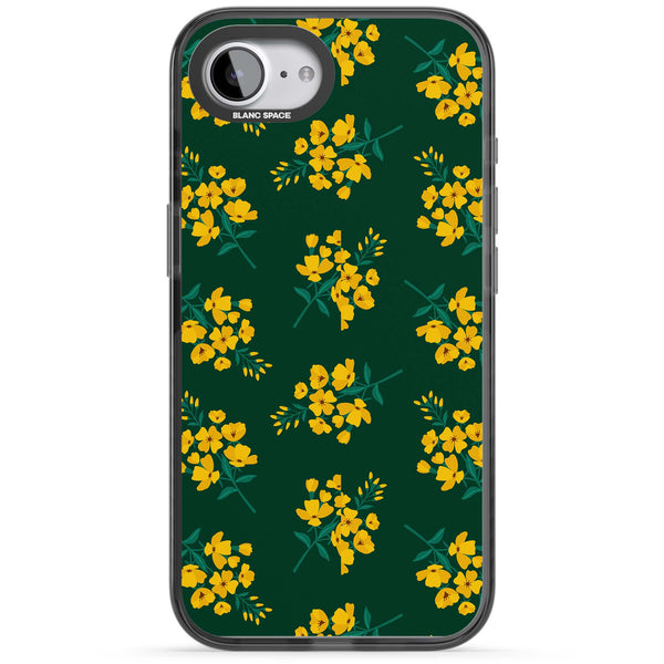 Yellow Wildflowers on Green