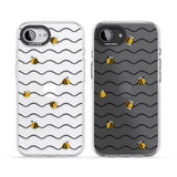 Sweet as Honey Patterns: Bees & Stripes (Clear)