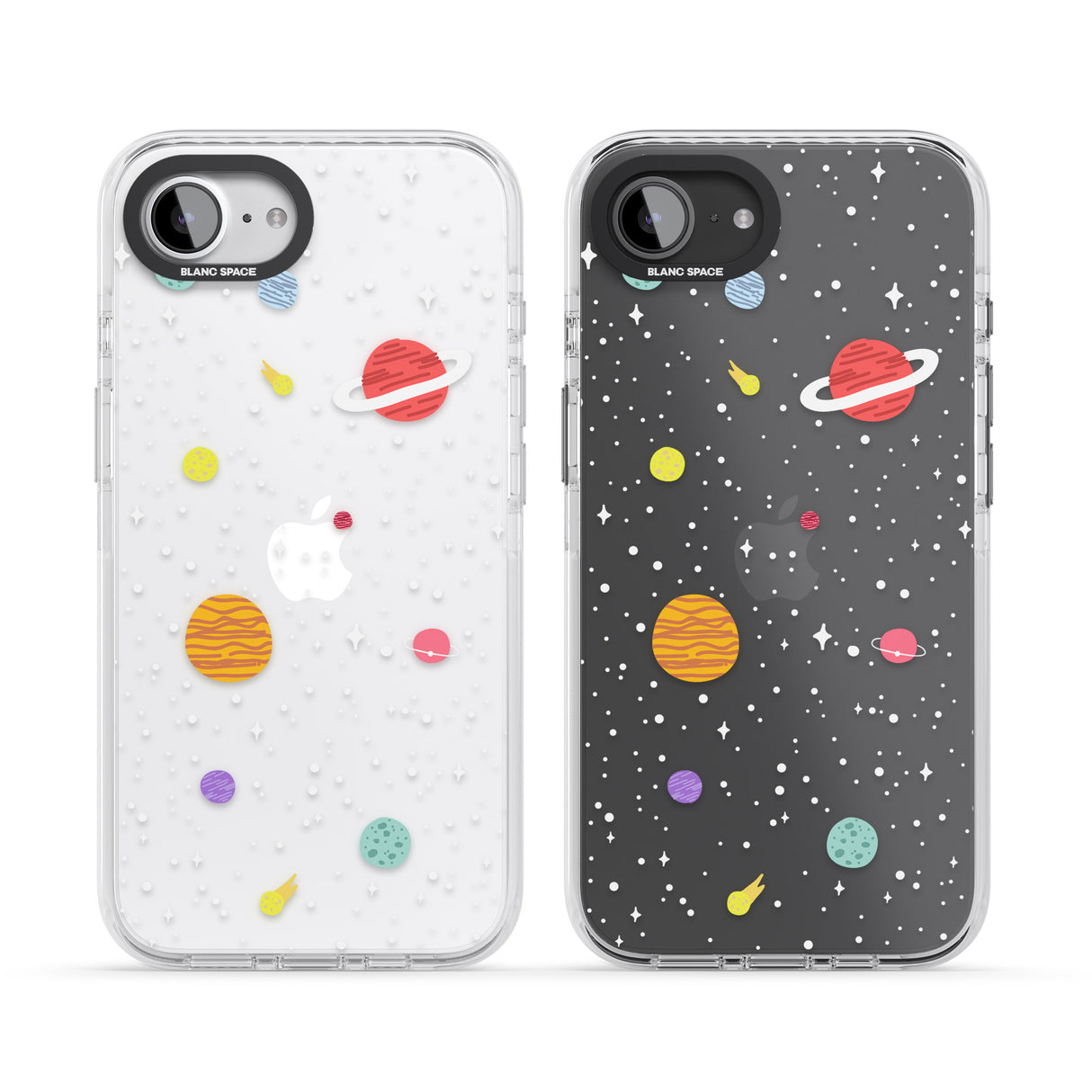 Cute Cartoon Planets (Clear)