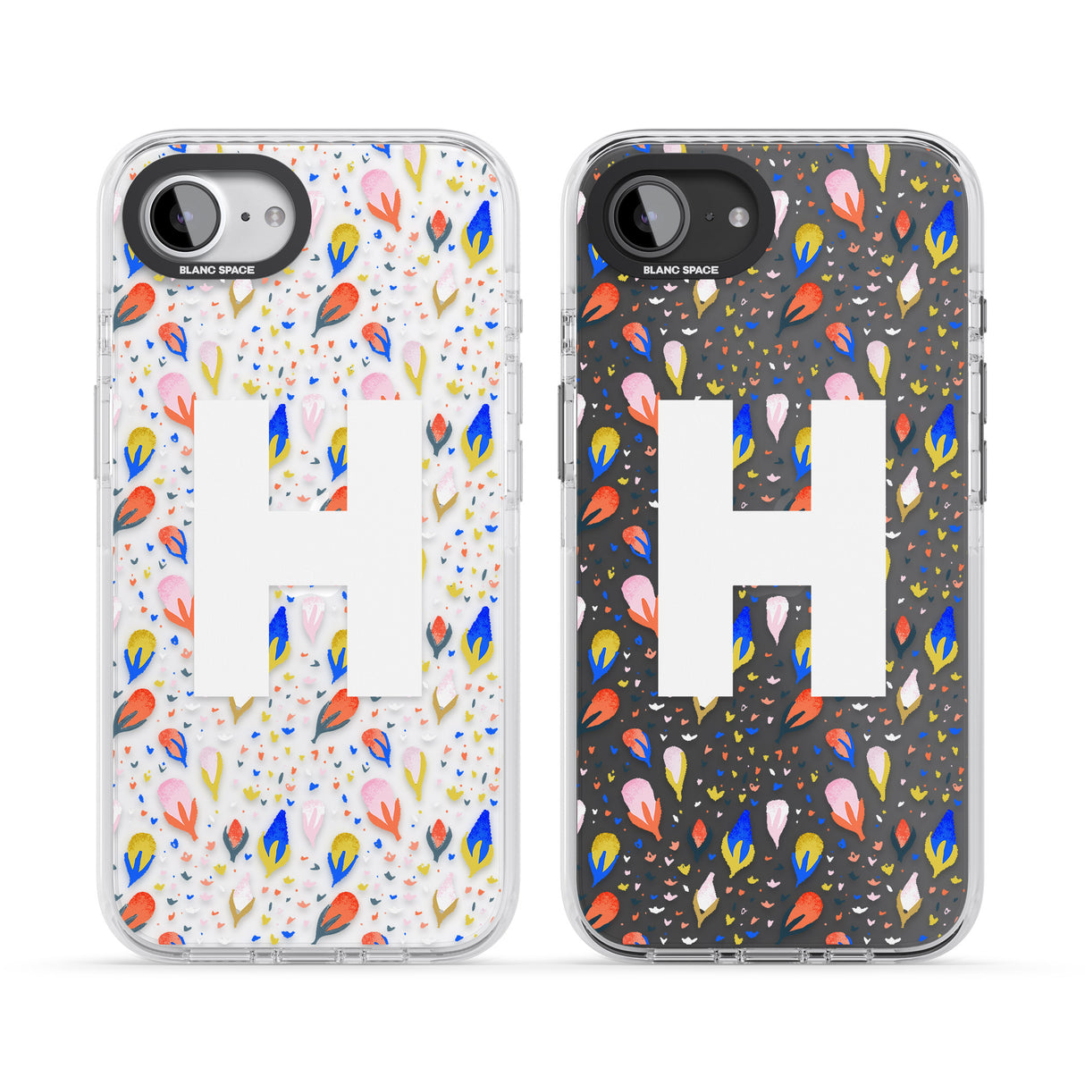 Personalised White Monogram Floral