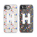 Personalised White Monogram Floral
