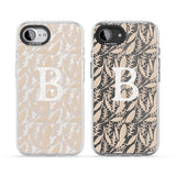 Personalised Subtle Monogram Abstract Floral