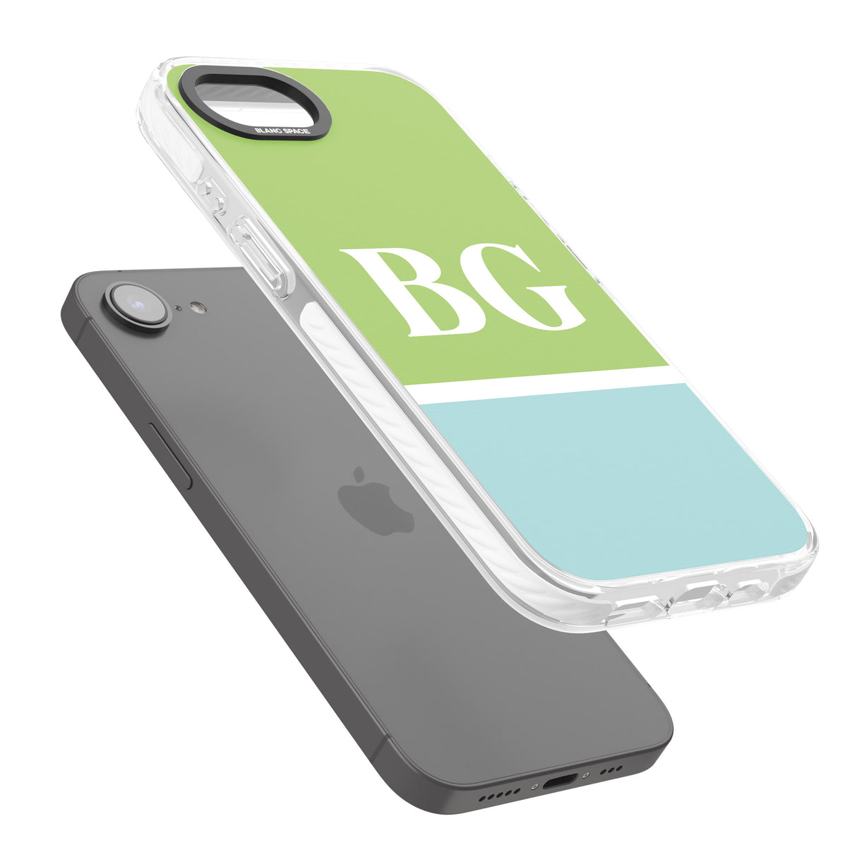 Personalised Colourblock: Green & Turquoise
