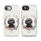 Personalised Black Cockapoo - Watercolour Dog Portrait