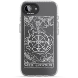 Personalised Wheel of Fortune Tarot Card - White Transparent