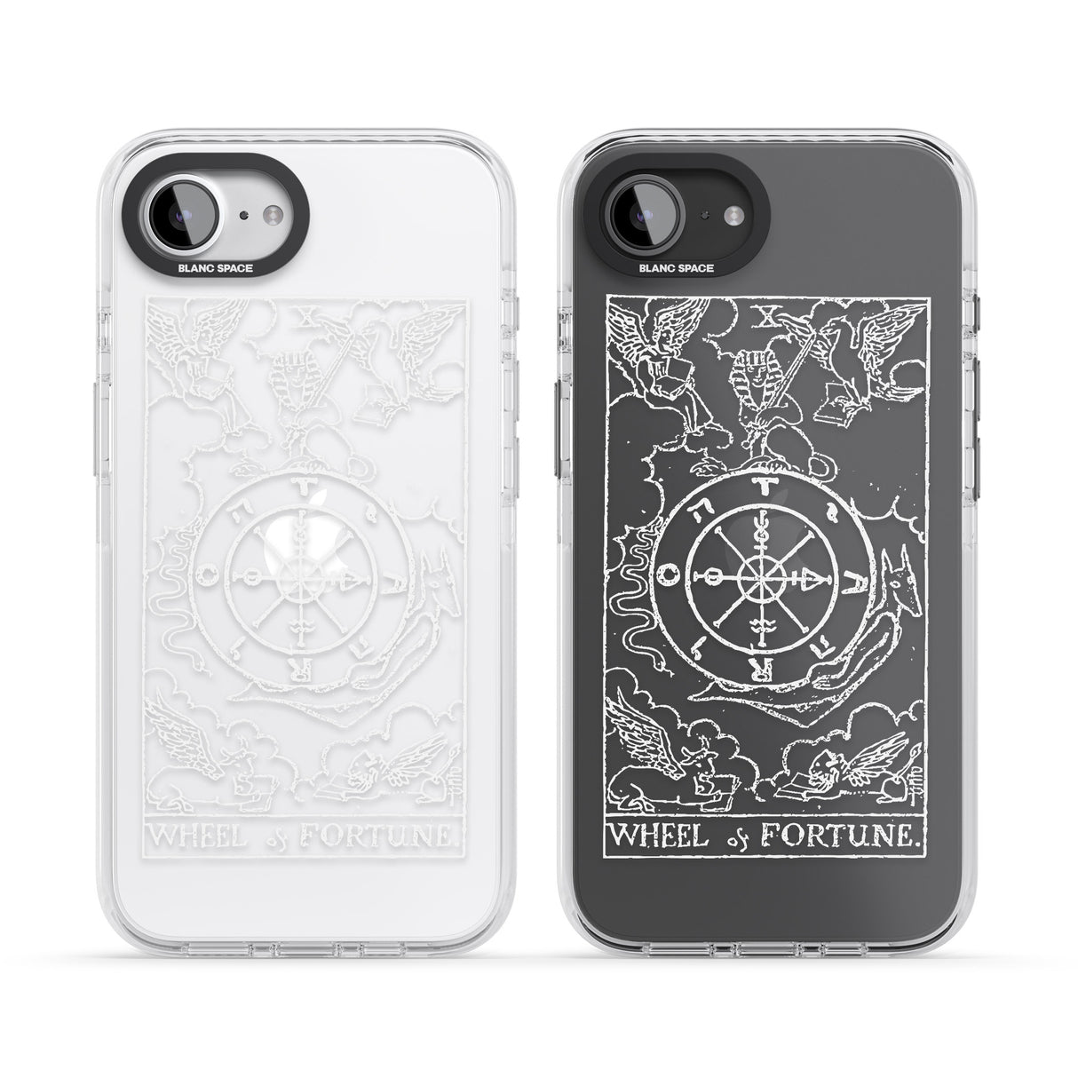 Personalised Wheel of Fortune Tarot Card - White Transparent