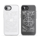 Personalised Wheel of Fortune Tarot Card - White Transparent